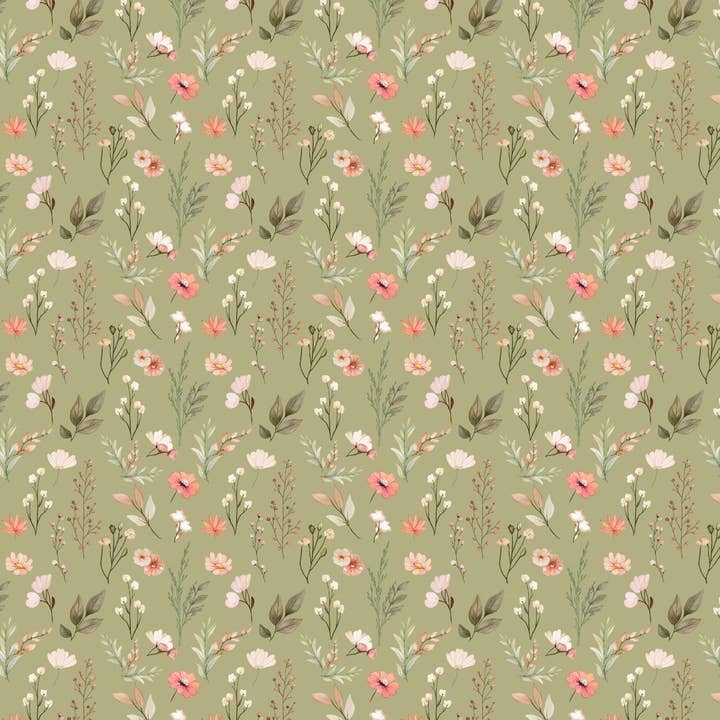 Sagebrush Babies Collection-Pretty Florals-55250204-02 for wholesale by Camelot