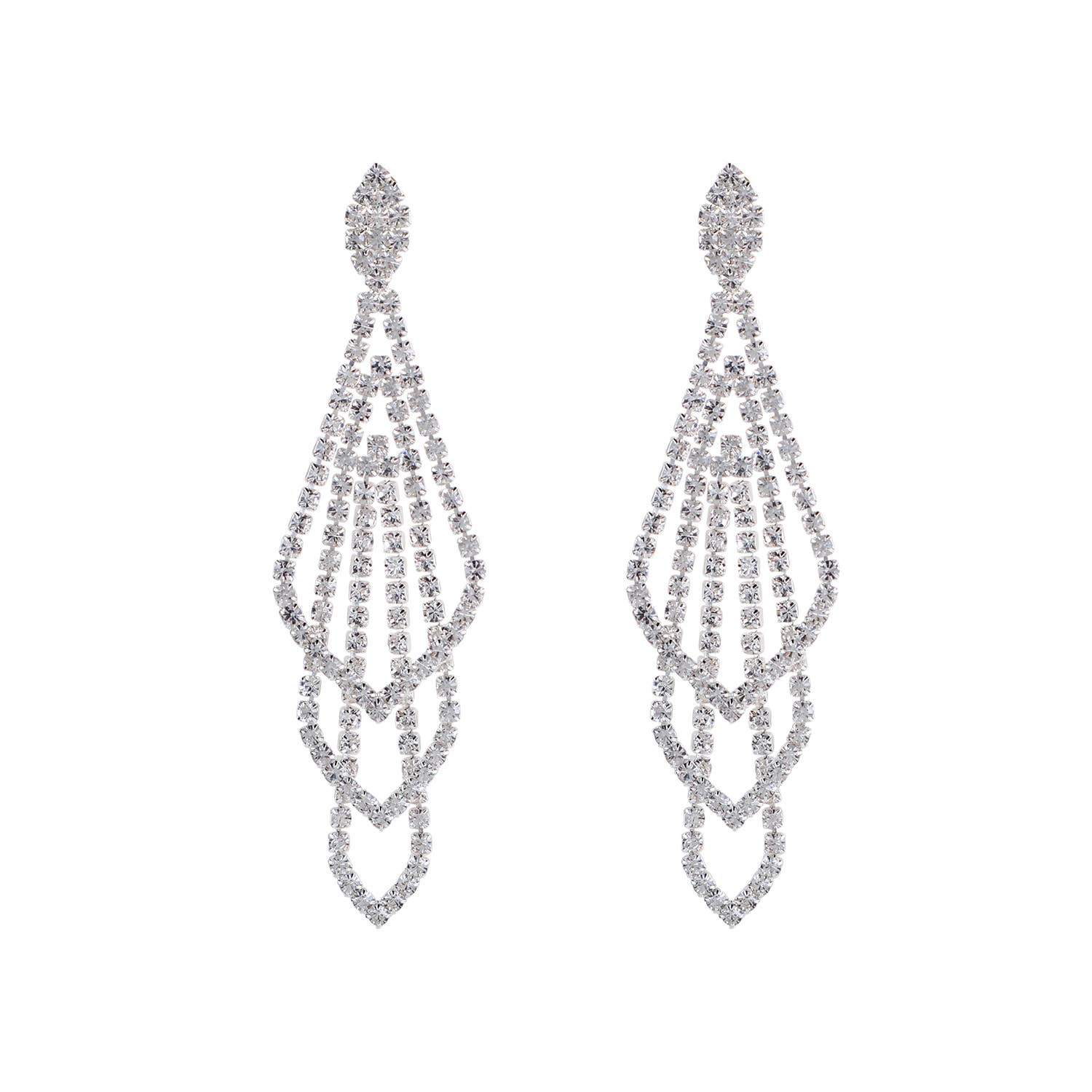 Cool Crystals - Wholesale Dangle Earrings - (45102-100)0