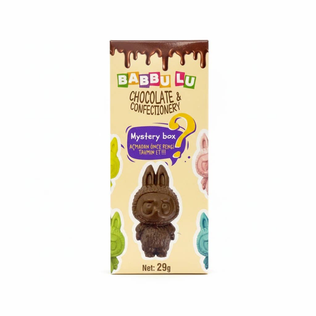 Aladdin - Wholesale Chocolate - Turkish Mystery Chocolate 29g Babbulu White Milk Halal