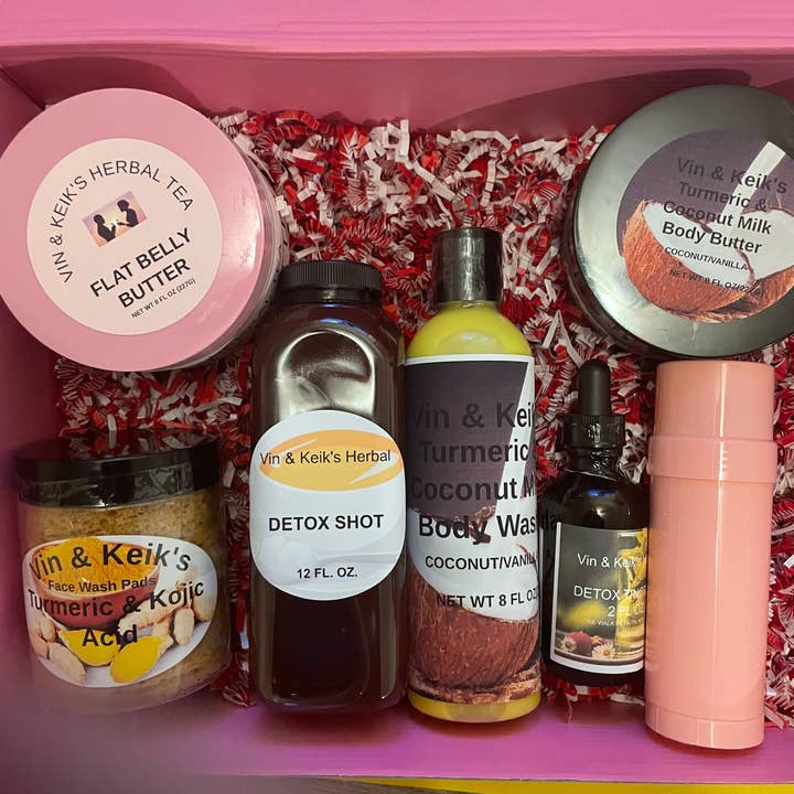 Herbal Feminine Detox Collection for wholesale by Vin & Keik’s Herbal Tea, LLC