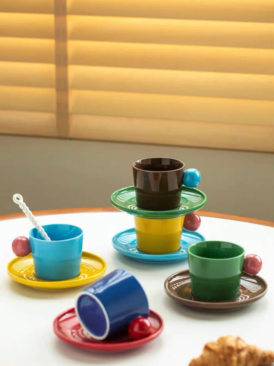 INSPECIAL HOME - Wholesale Coffee Mug - Handmade Cute Whimsical Coffee Espresso Mug With Saucer3