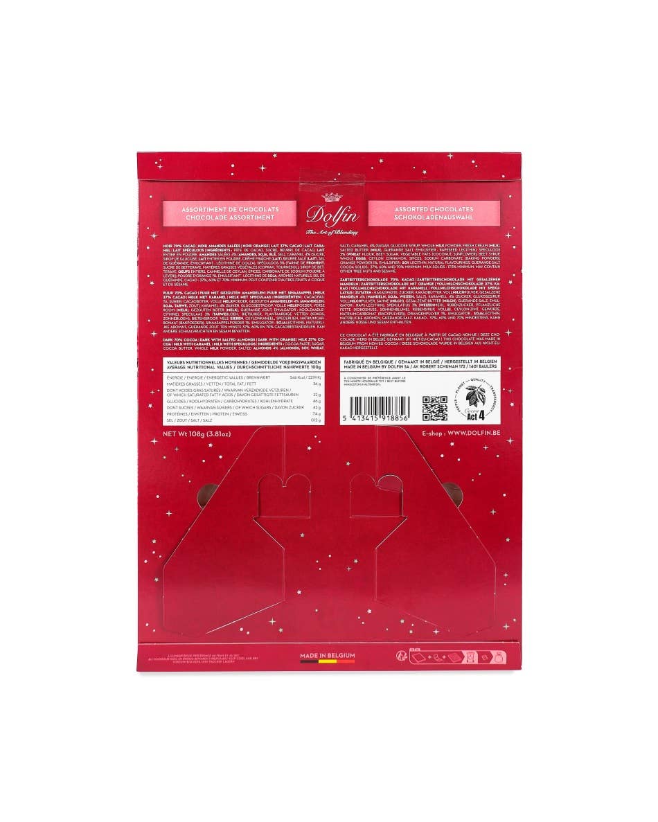 Dolfin - Wholesale Chocolate Box - Dolfin Advent Calendar - “Christmas Wreath”1