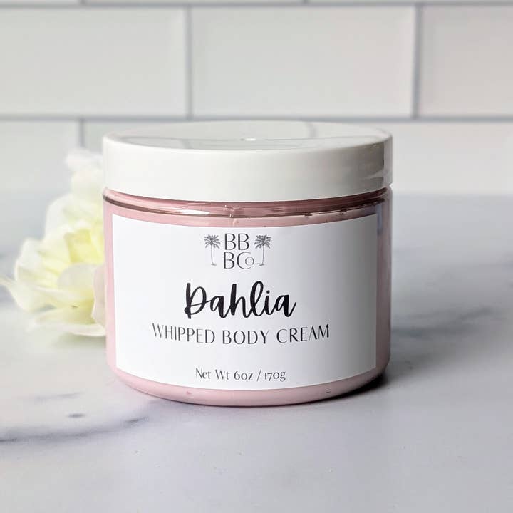 Beachy Bubbles Bath Co - Wholesale Body Cream/Lotion - Dahlia Whipped Body Cream