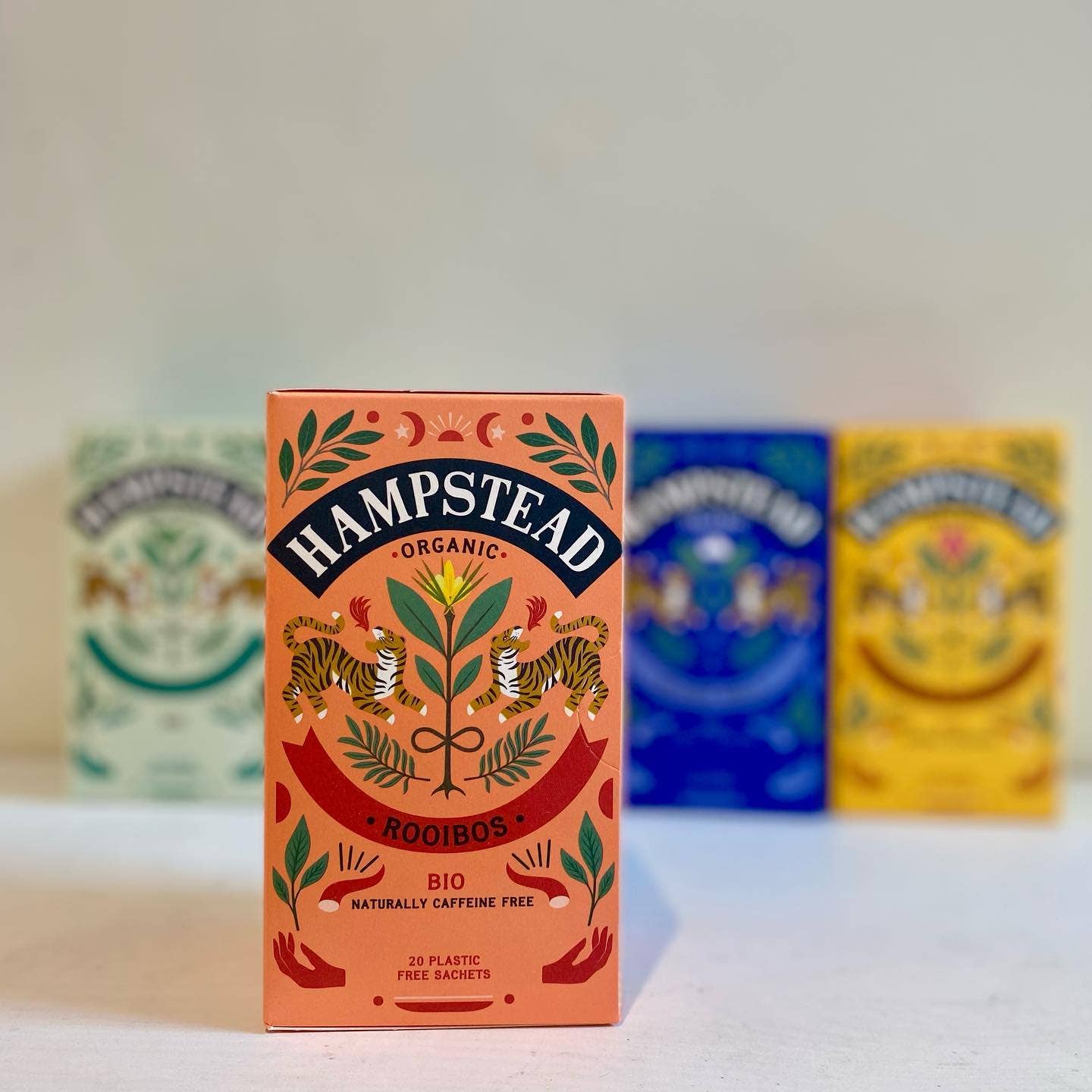 Mark T. Wendell Tea Company - Venta al por mayor Bolsitas de té - Rooibos orgánicos Hampstead (20 bolsitas de té)1