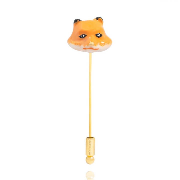 Original Fox Lapel Pin for wholesale by MONVATOO London