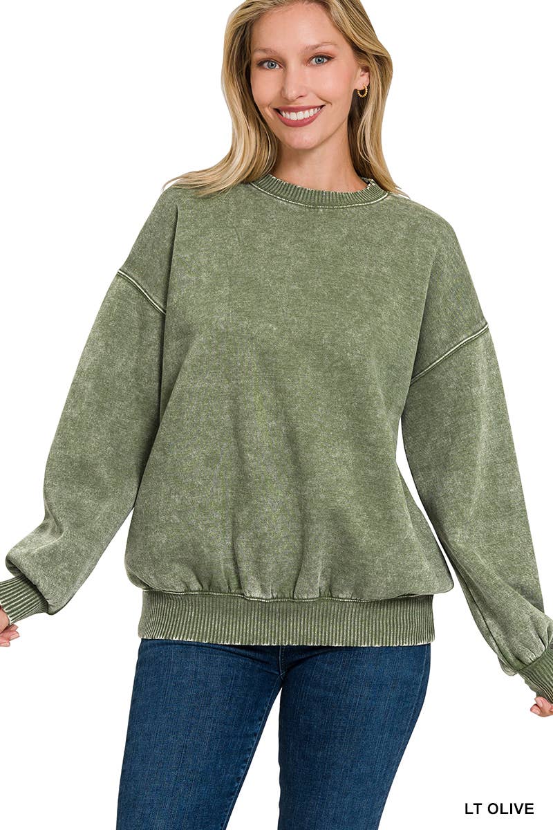 42POPS – Sweatshirt - Mulher por atacado – ',.._ Sweatshirt de Lã Polar Snow Wash3