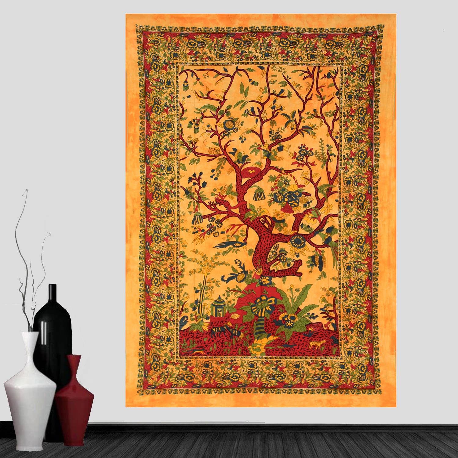 Lungta Imports - Wholesale Tapestry/Textile - Tree Of Life Tapestry Wall Decor Beach Throw 80”X50”6
