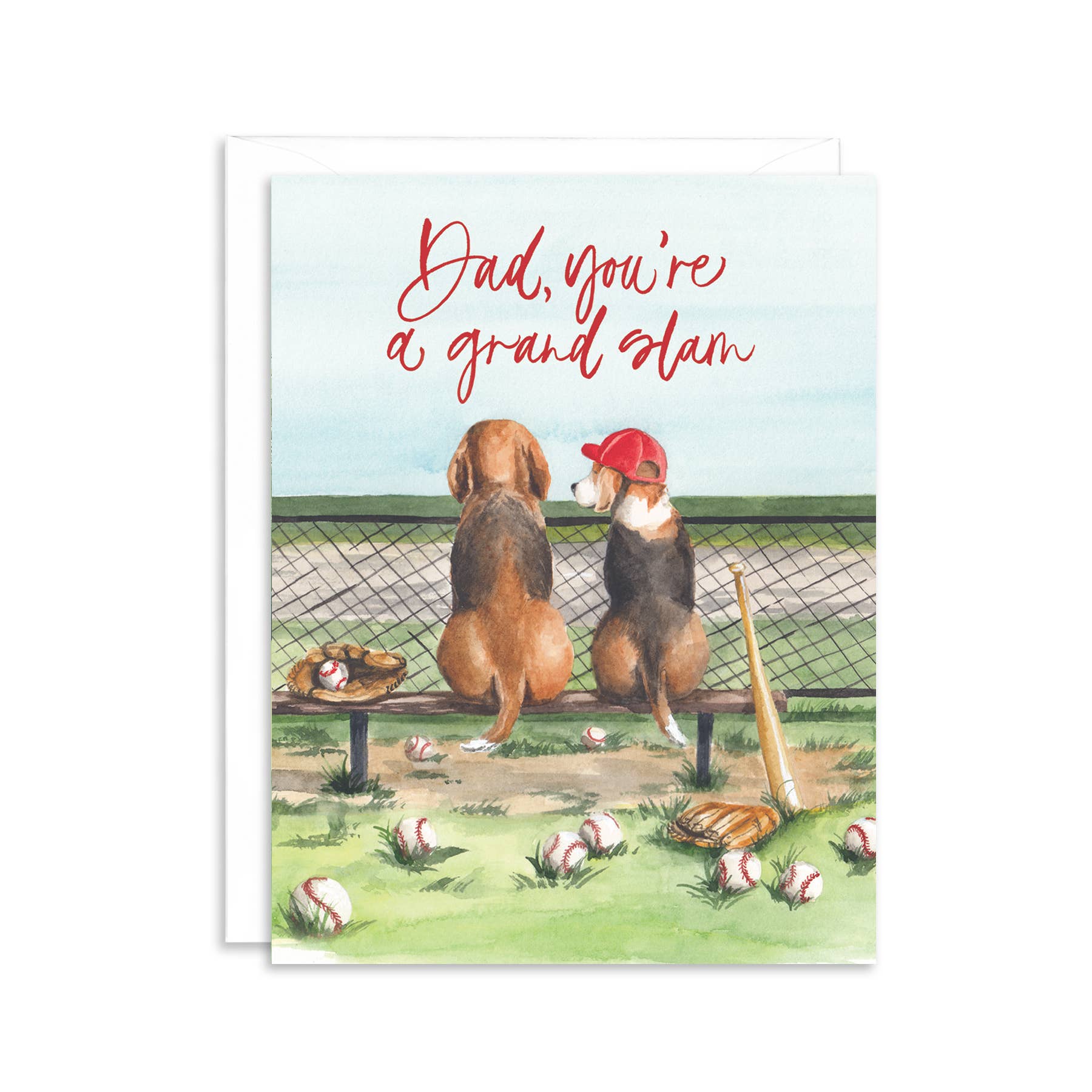 Paper Betty - Vendita all'ingrosso Biglietti per la Festa del Papà - Biglietto di auguri Grand Slam, festa del papà, baseball