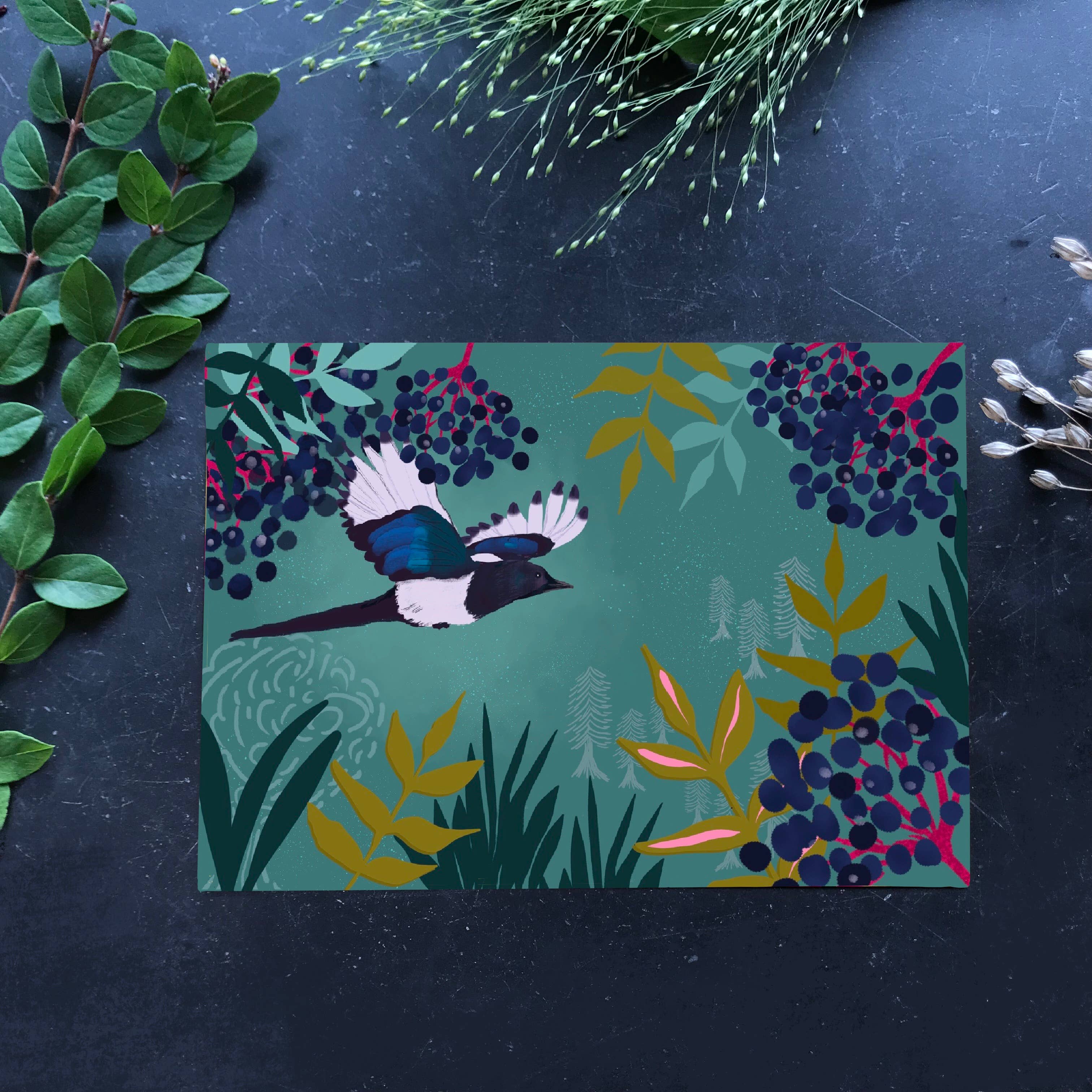 atelier matulipani - Wholesale Postcard - Postcard Magpie0