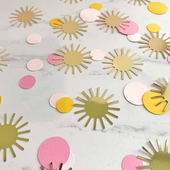 Sun Confetti for wholesale by The Confetti Mixer