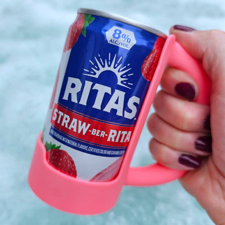 BD Lasers INC. - Wholesale Drink Huggers & Koozies - 7.5 & 8.4 oz MINI Can Holder, Mini Soda Pop Holder Handle9