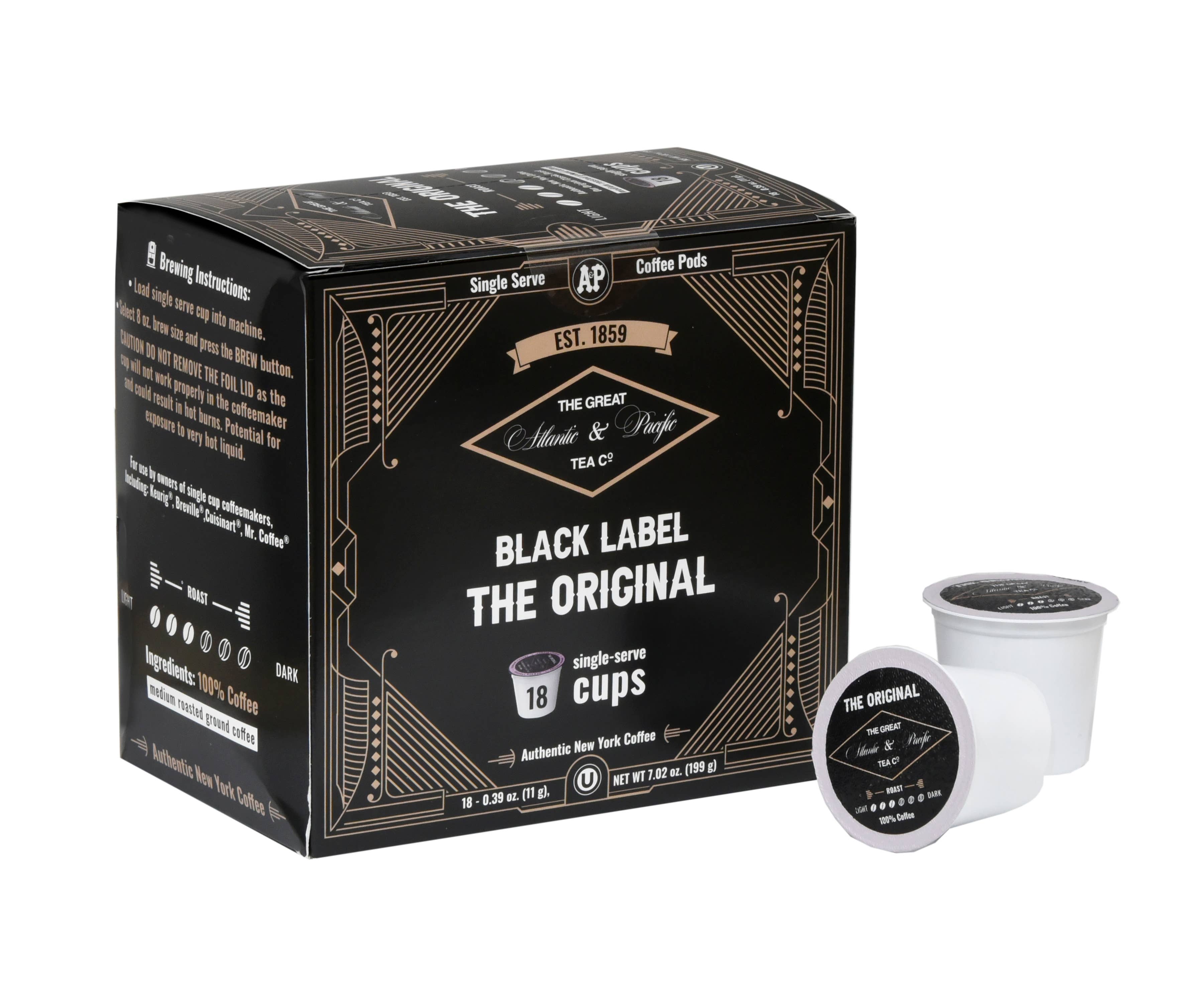The Great Atlantic Pacific Tea Co - Vente Dosettes de café - Pack de 4 cafés A&P's en portion individuelle, 72 unités6