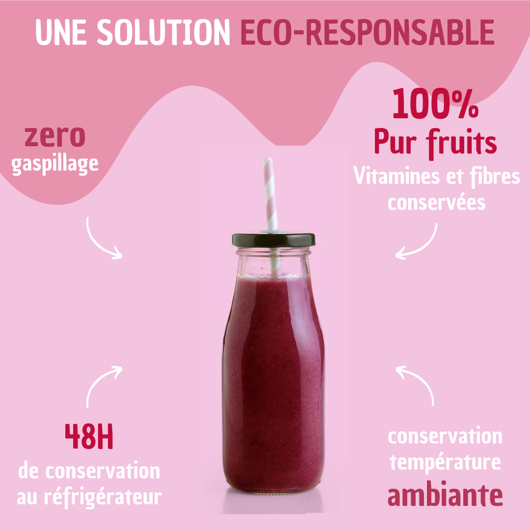 Natural Food Innovation - Wholesale Powdered Health Drink - BULK Red - Smoothie Preparation2