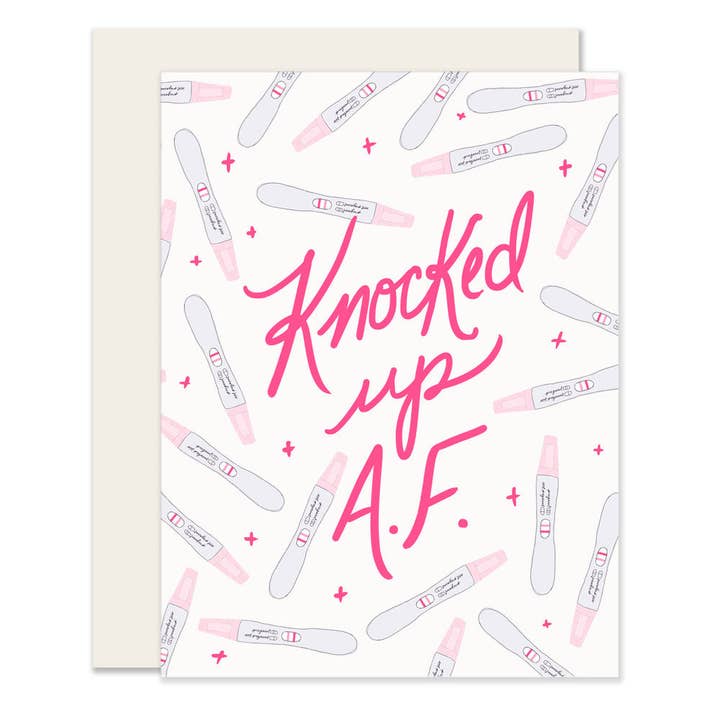 Knocked Up A.F. for wholesale by Slightly Stationery