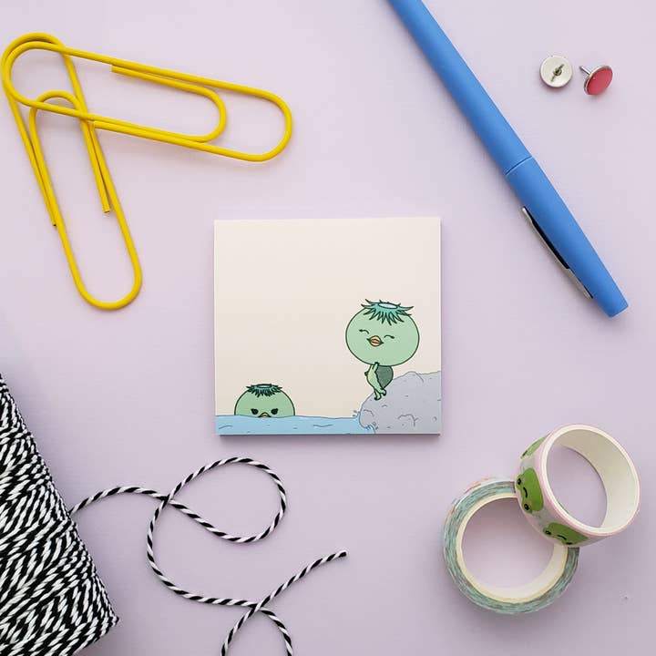 Cutie Kappas sticky notes for wholesale by These Things
