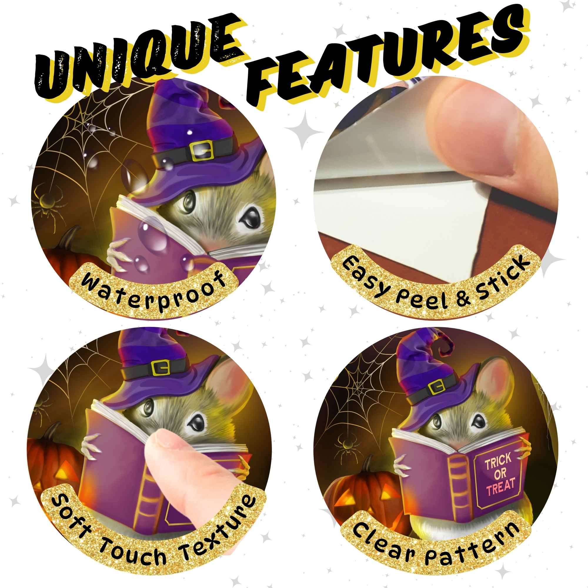 Micesterpiece - Wholesale Wall Decal/Stickers - 3D Halloween Mouse Hole Wall Sticker Decal - Micesterpiece5