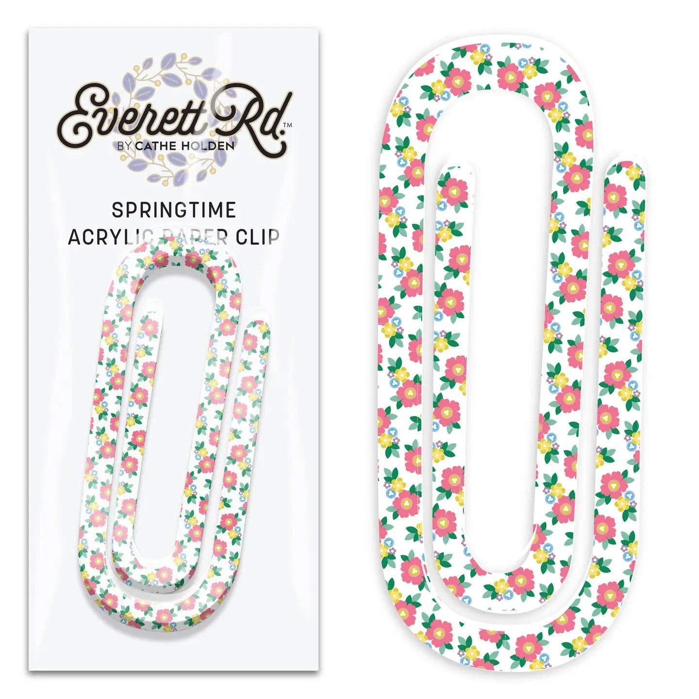 Jewelry Made by Me - Wholesale Paperclip - Pink Calico Large Paperclip Everett Rd. by Cathe Holden2