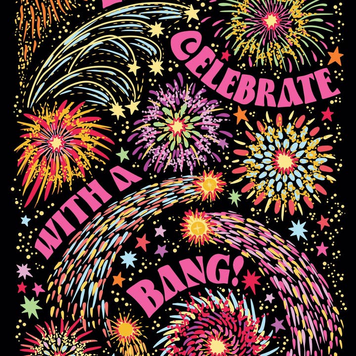 Cath Tate Cards - Wholesale Congratulations Card - FIREWORKS1