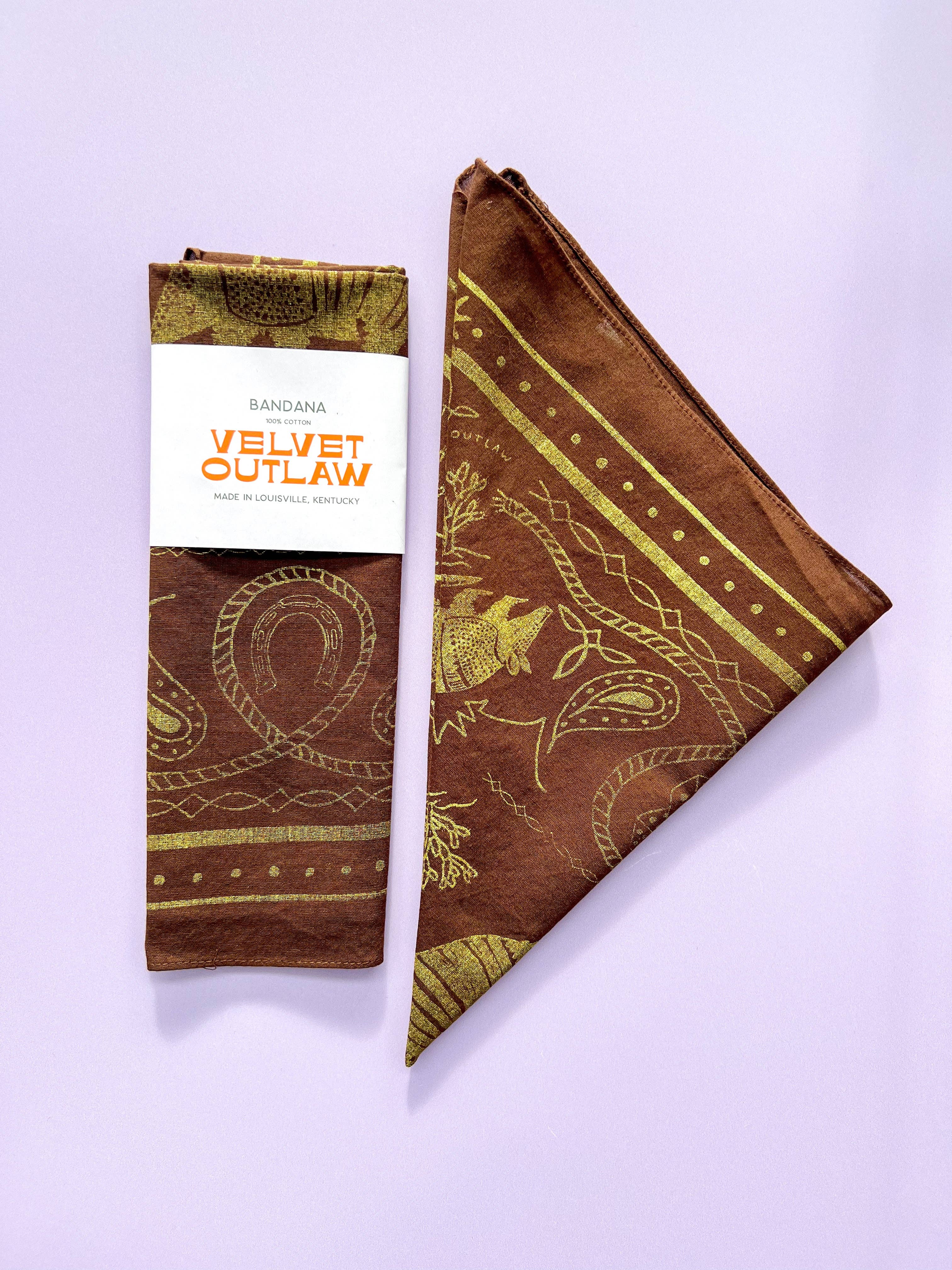 Velvet Outlaw - Wholesale Bandana - Unisex - Armadillo Cotton Bandana - Multiple Colors5