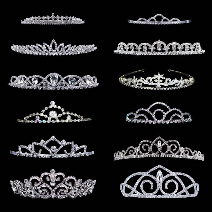 #17686- Tiara Assortment Starter Kit #3 for wholesale by Bridal Store Jewelry
