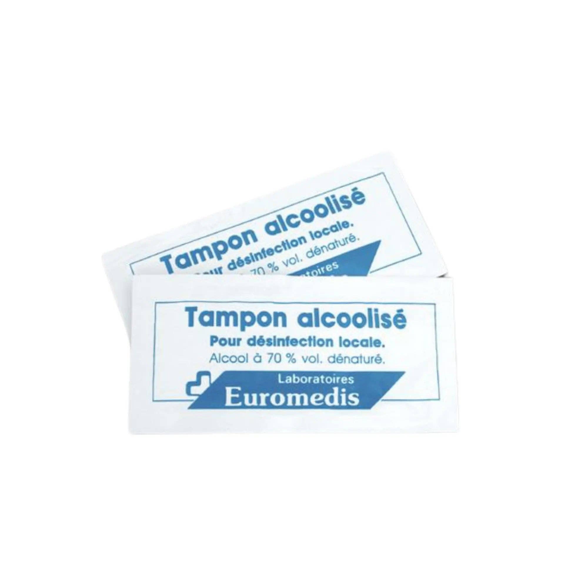 My Podologie - Wholesale Cotton Pad - 100 Alcohol Swabs 70° - Euromedis0