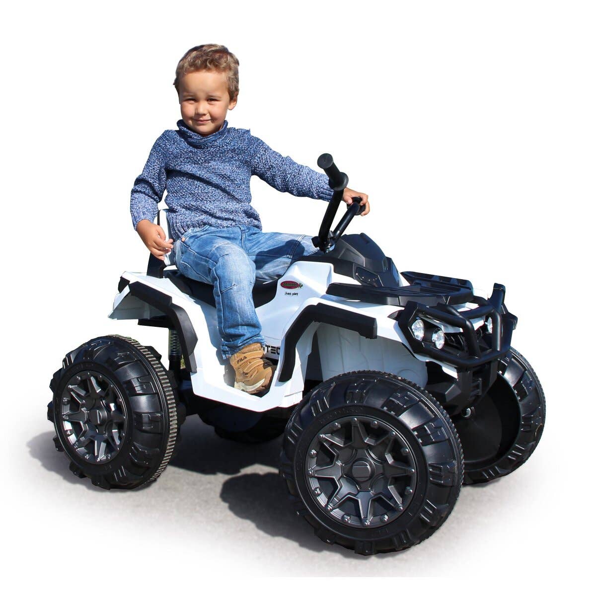 mhw24 – wholesale Toy car/truck – Child – Ride-on quad protector white 12V7