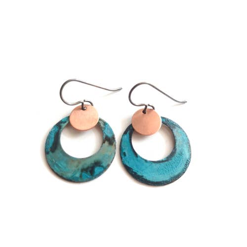 Sun on Ocean Earrings for wholesale by ssd jewelry