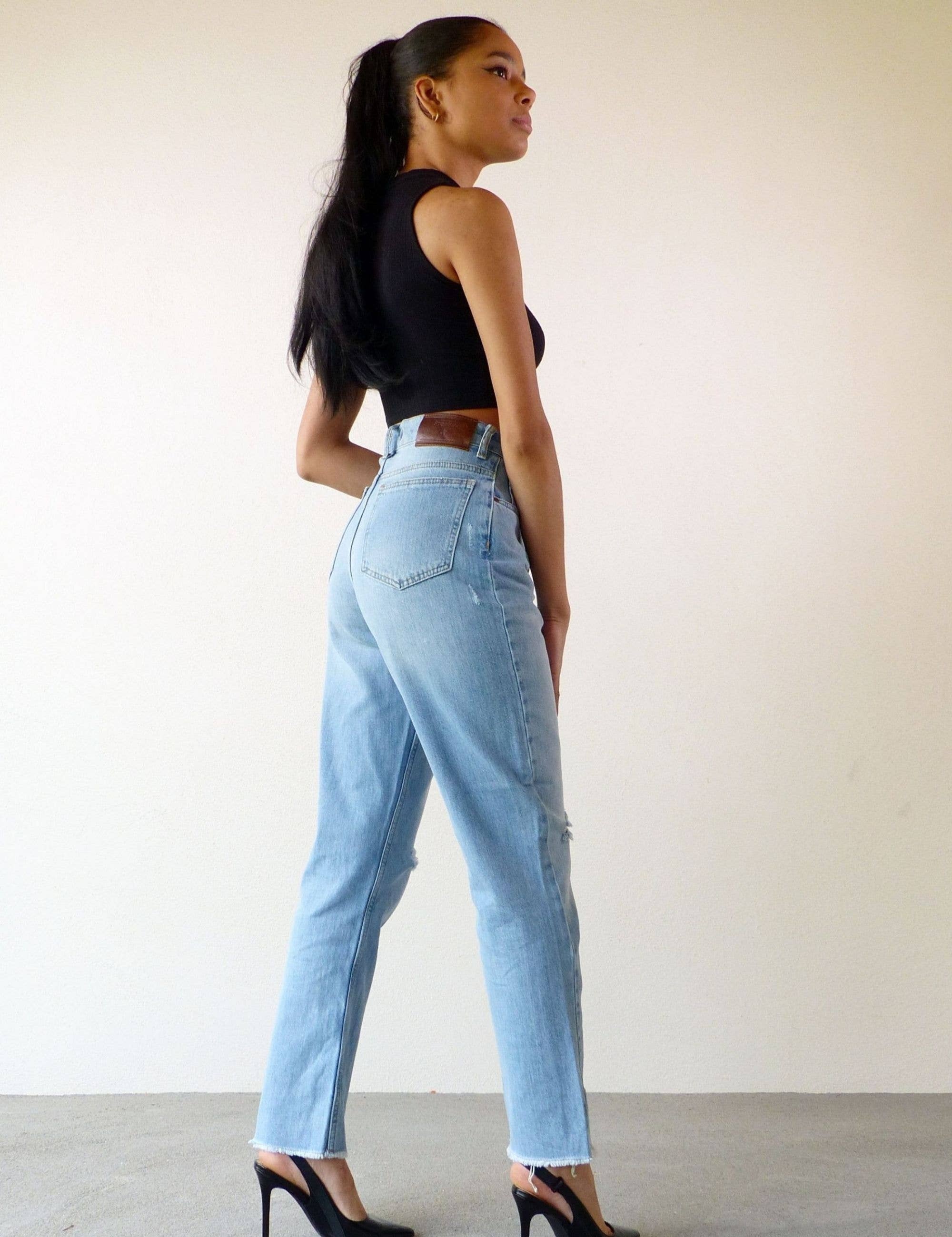 SPONTANÉ - Wholesale Jeans - Women's - Jean Flare - High Waist - loose jeans2