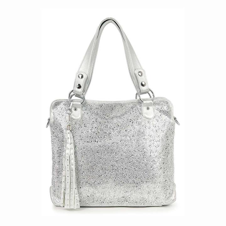 Sparkling Rhinestone Shoulder Bag for wholesale by Handbag Express