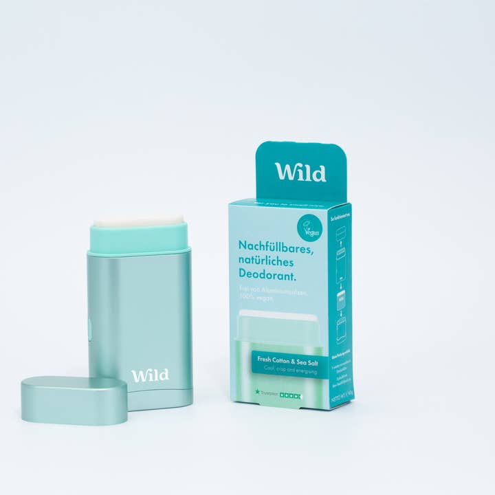 Wild - Wholesale Deodorant - Unisex - Deo DE Aqua/Fresh Cotton (8 Pack)1
