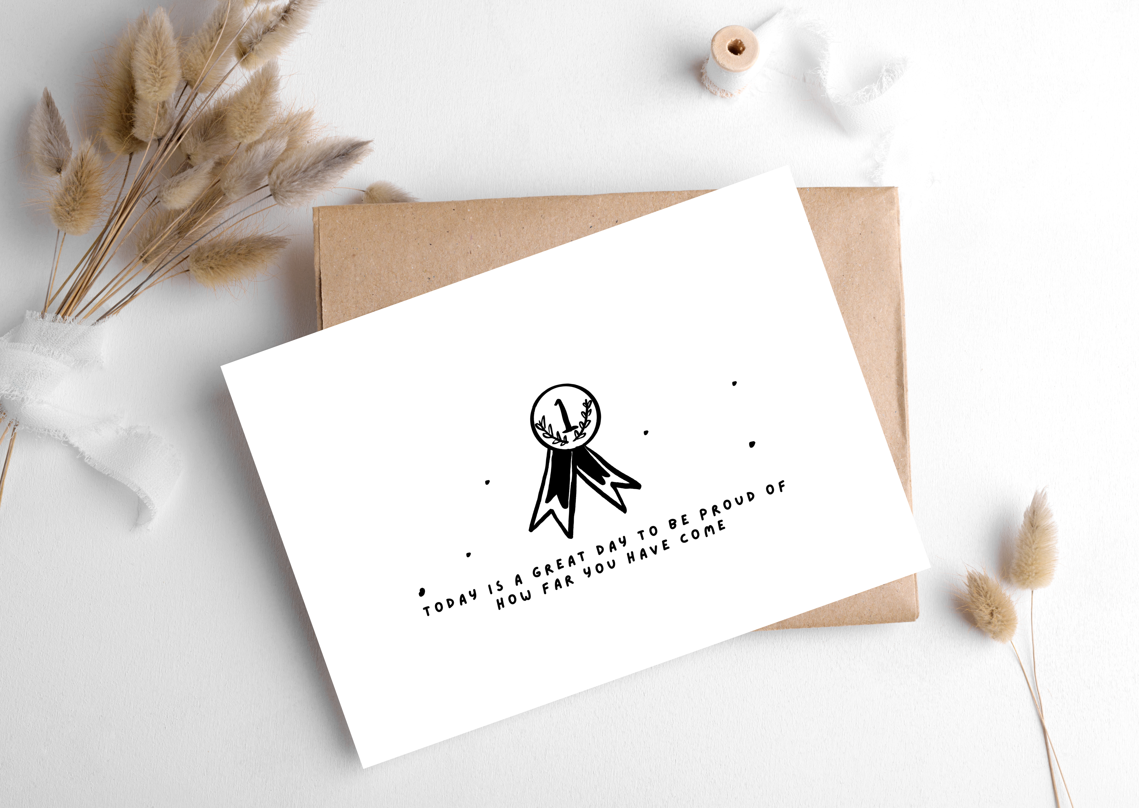 My Hygge Shop - Wholesale Felicitatie-kaartje - HOE VER BEN JE GEKOMEN KAART1