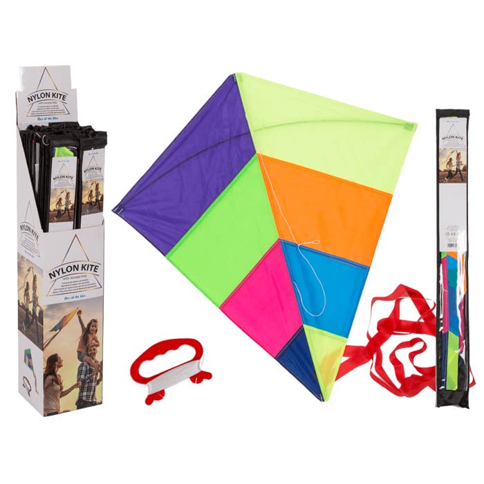 Out of the blue KG - Wholesale Sporting Game - Kids & Baby - Kite with storage bag, Rainbow,