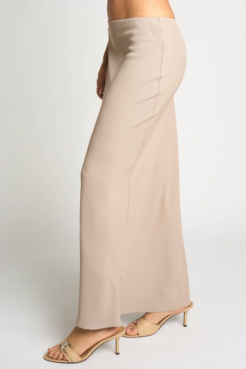 Sans Souci - Wholesale Skirt - Women's - POLY SPAN KNIT BIAS MAXI SKIRT1