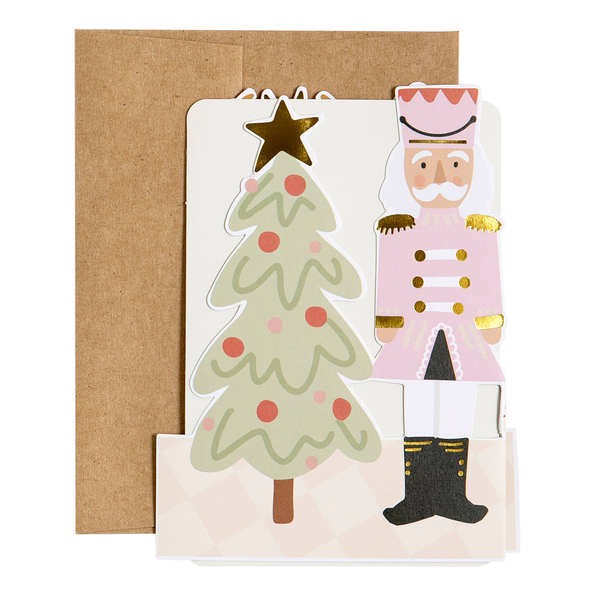 Pippi Post - Wholesale Season's Greetings Card - The Nutcracker Accordion Holiday Greeting Card4