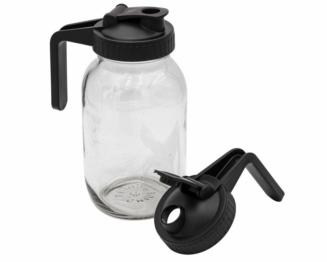 Mason Jar Lifestyle – wholesale Drink lids – 3 Pack Pour & Store Pitcher Lid with Handle for Mason Jars13