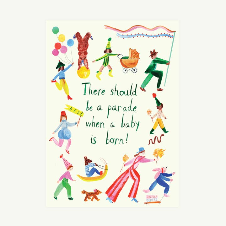 Mr. Boddington's Studio - Wholesale Baby Card - Baby Parade0