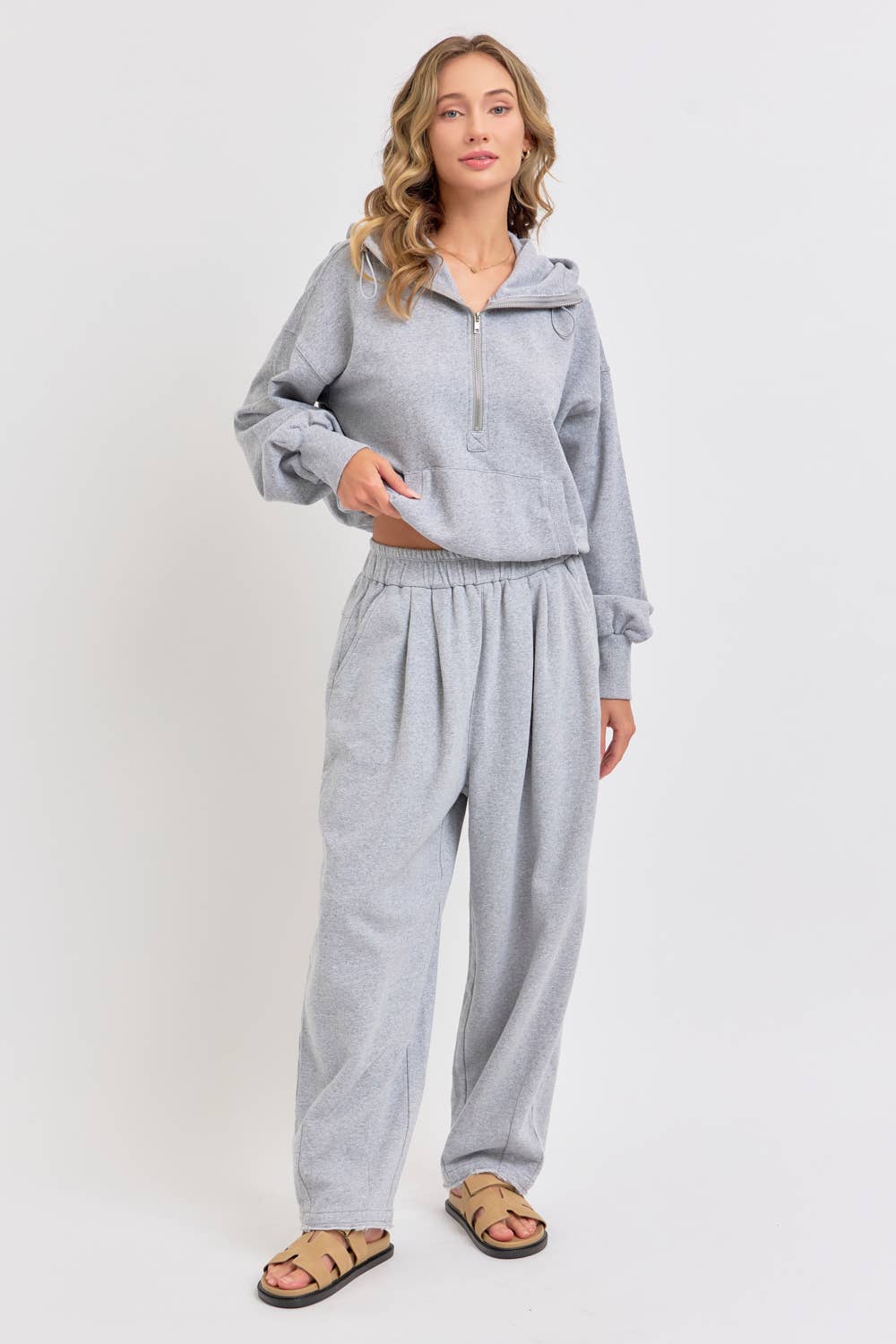Sweet Lovely by Jen – wholesale Lounge Sweatpants/jogging bottoms – Women's – MINERAL WASHED SWEATPANTS IN FRENCH TERRY 0
