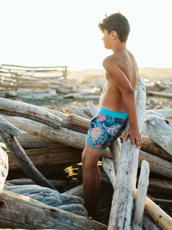 Harrison Coral Board Short for wholesale by King of Redonda