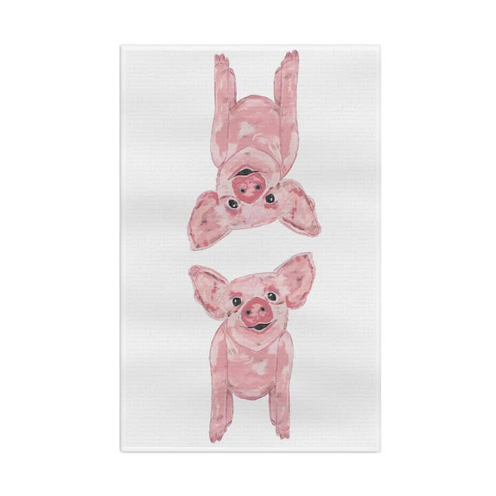 Blue Cava – wholesale Tea towel – Piglet Microfiber Waffle Towel0