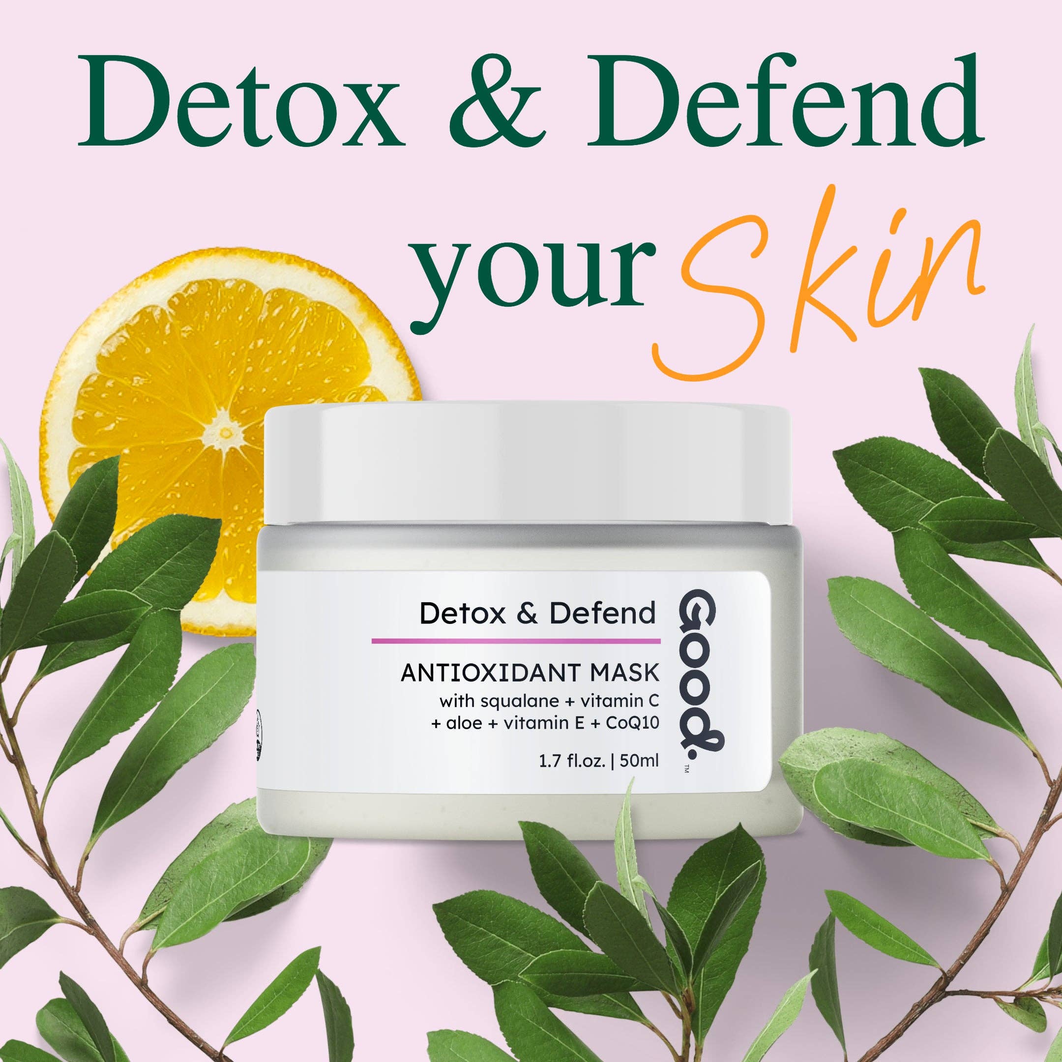 Good Organics - Wholesale Skincare Face Mask - Superfruit Antioxidant Mask with CoQ105