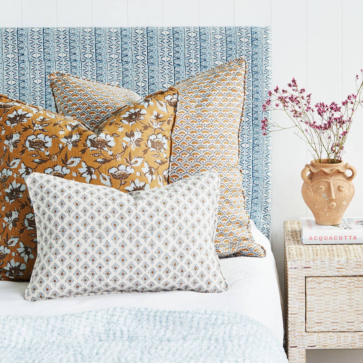 Walter G - Vente Housse de coussin - Taie d'oreiller Naples Sahara6