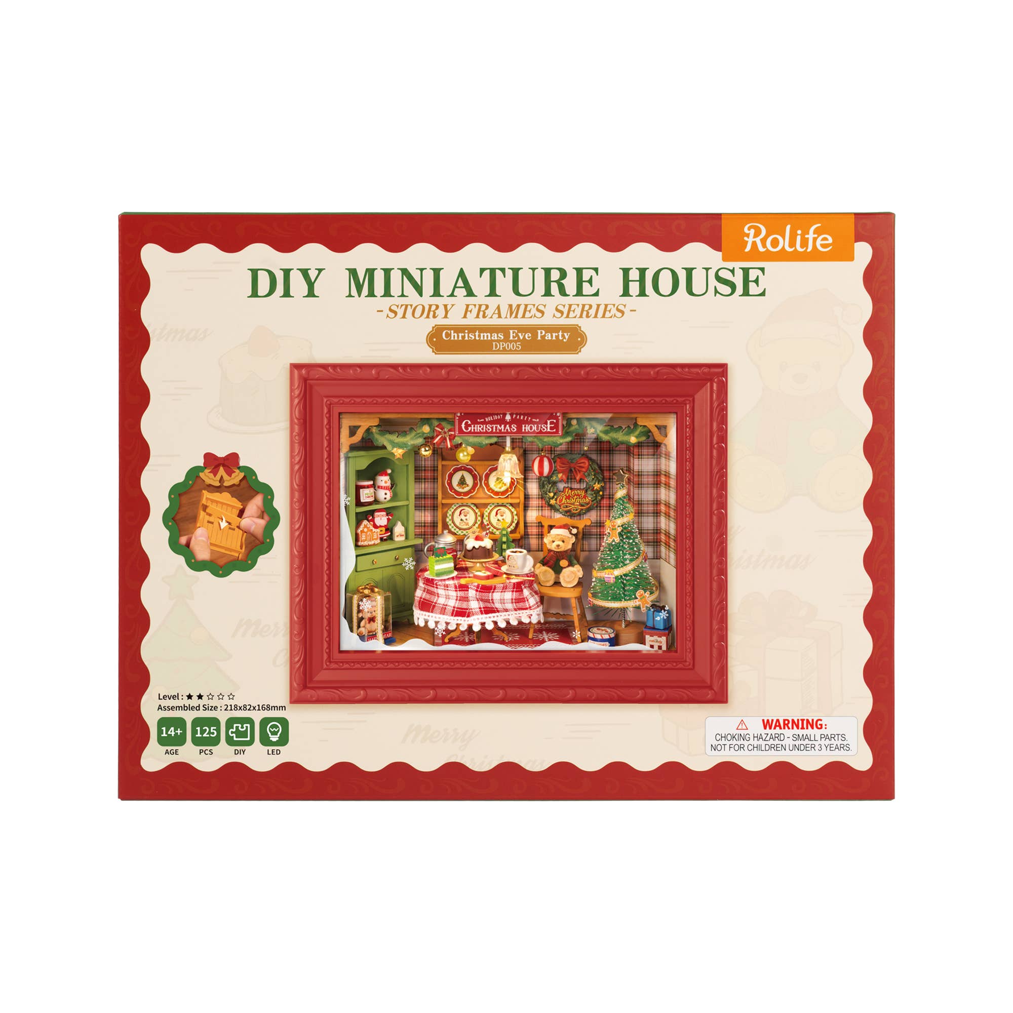 Magnote - Wholesale DIY Craft Kit - Rolife Christmas Eve Party 3D Wooden Puzzle Kit1