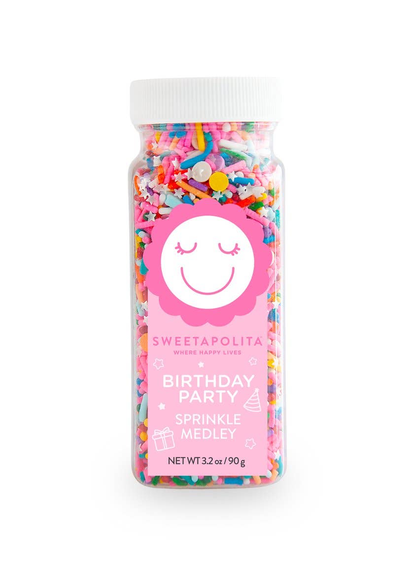 Sweetapolita - Vente Confettis pour gâteau - Mélange de Vermicelles pour Fête d'Anniversaire - États-Unis3