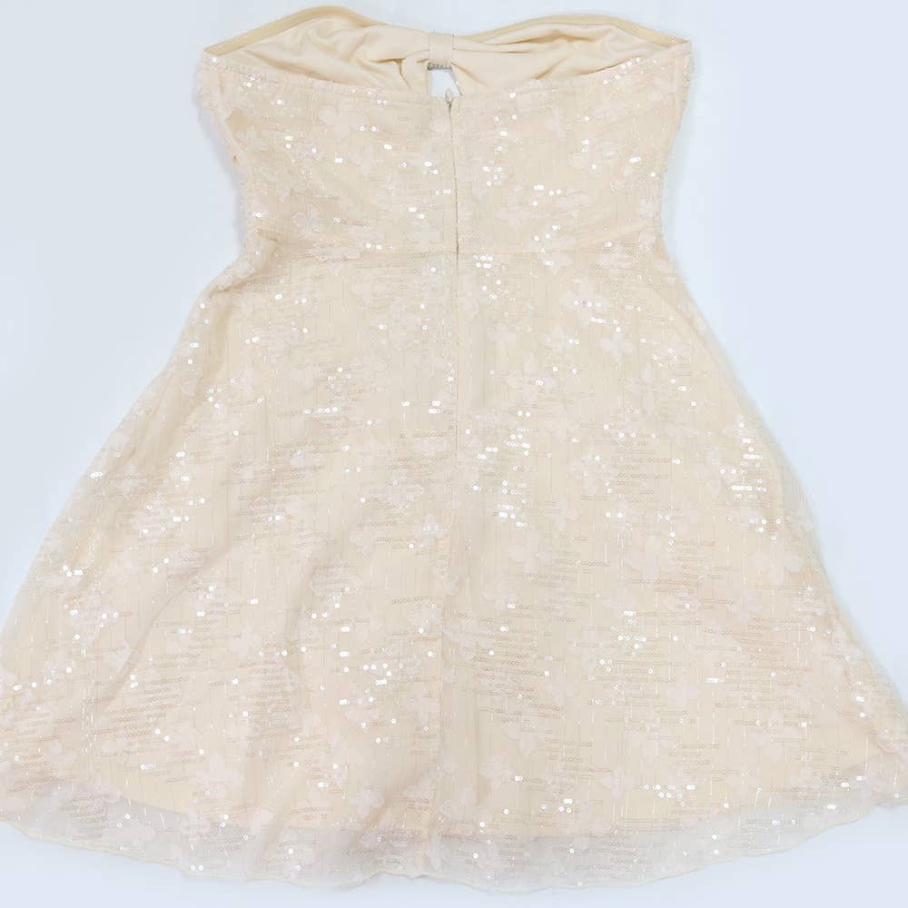 HIDDENBRAND - Wholesale Dress - Women's - Bandeau sequined mini party dress5