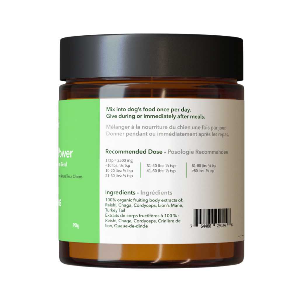 North Hound Life - Wholesale Pet Supplement - Dog - Mushroom Power | Five Mushroom Superblend6