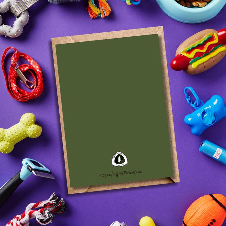 Mile Markers – wholesale Thank you card – Thank You Friend|Hiking Greeting Card|Dog Cat Greeting Card2
