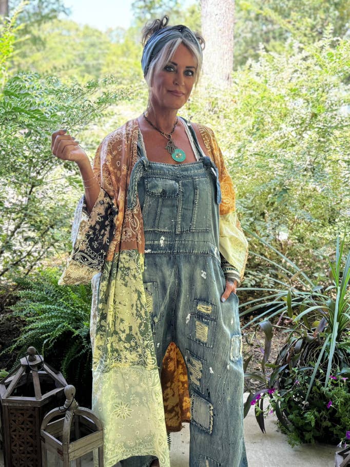 Jaded Gypsy - Venta al por mayor Kimono - Mujer - Plumero Meadow Oaks0