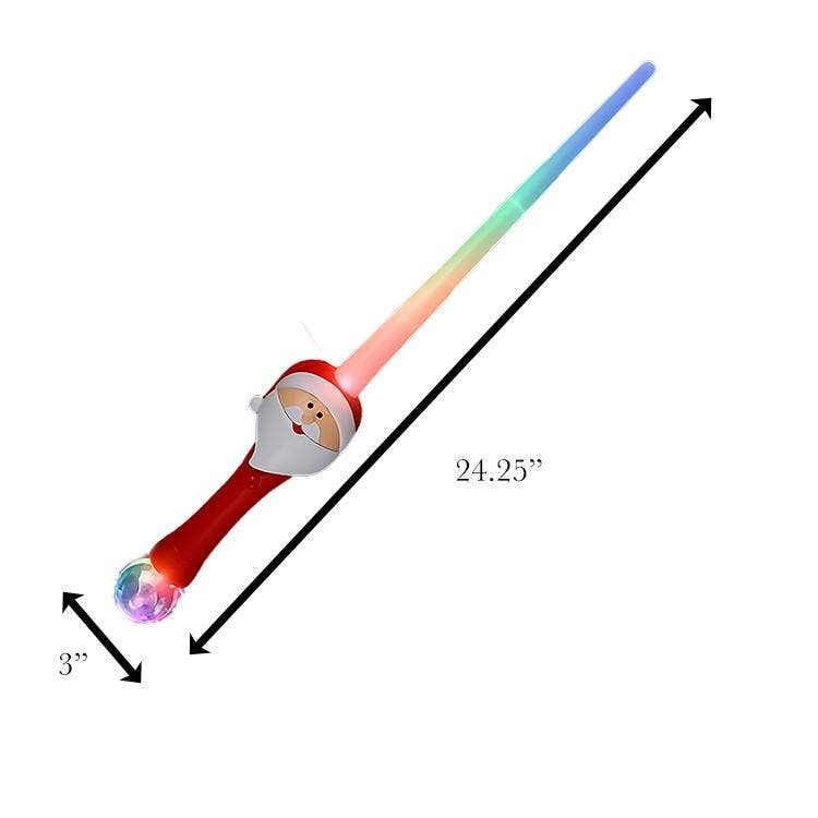 Blinkee.com, LLC – wholesale Light-up toy – Kids & baby – Light Up Expandable Santa Prism Sword Saber2