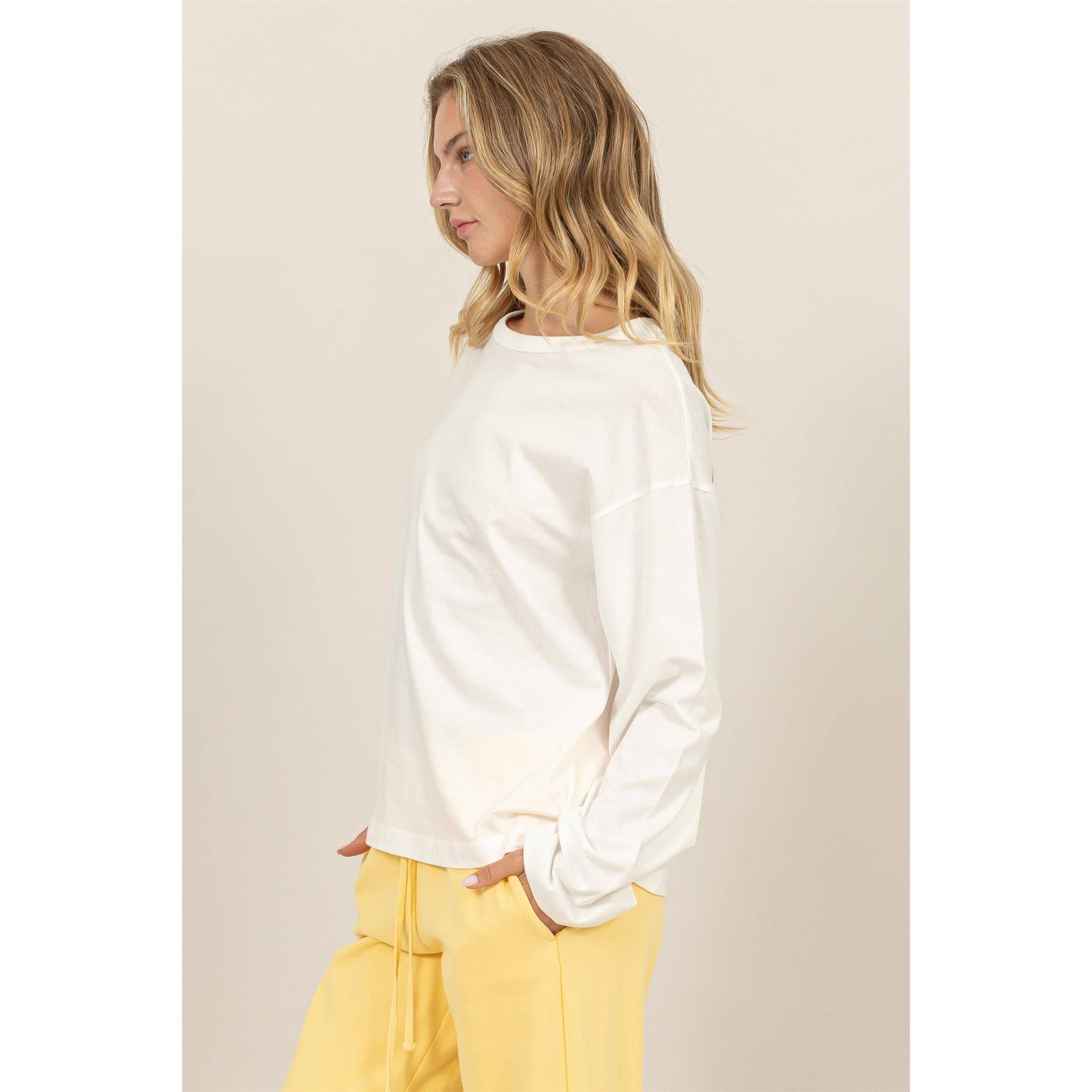 HYFVE – wholesale T-shirt (utan tryck) – Dam – Långärmad T-shirt med rund hals16