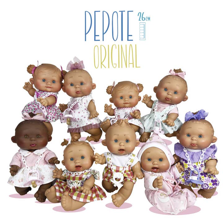 Original Pepote poupée - lot de 8 unités pour la vente par Nines Artesanals d'Onil Dolls